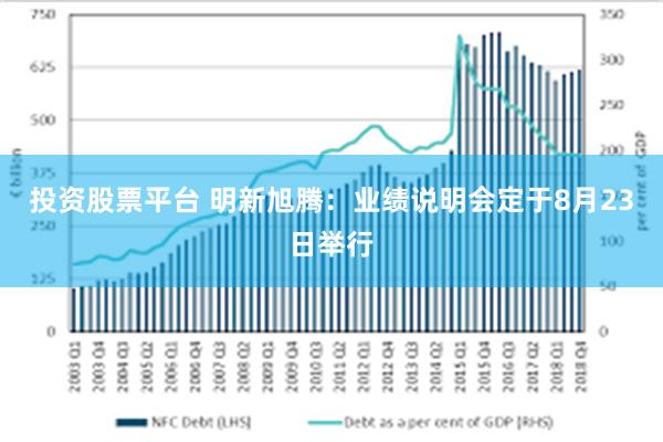 投资股票平台 明新旭腾：业绩说明会定于8月23日举行