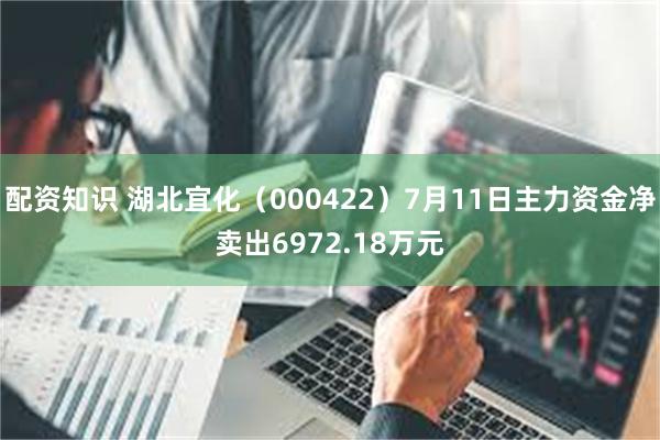 配资知识 湖北宜化（000422）7月11日主力资金净卖出6972.18万元