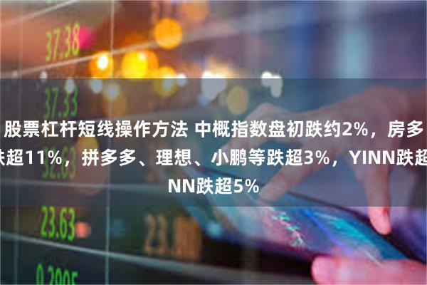 股票杠杆短线操作方法 中概指数盘初跌约2%，房多多跌超11%，拼多多、理想、小鹏等跌超3%，YINN跌超5%